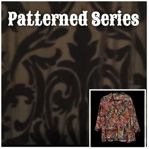 Patterned Series: Bohemian Print Designed Button Up Shirt